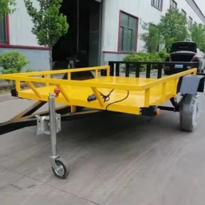 Affordable 3 Axles Tractor Mini Trailer Farm 2ton 3 Ton 5 Ton Farm Utility Tipping Trailers Multifunctional
