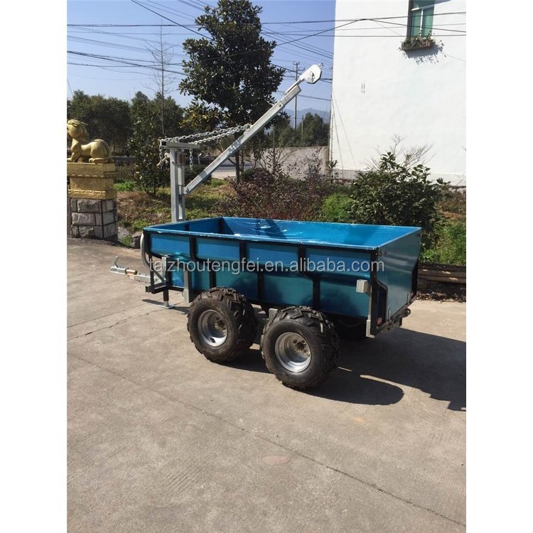 New style quad small used box garden trailer atv