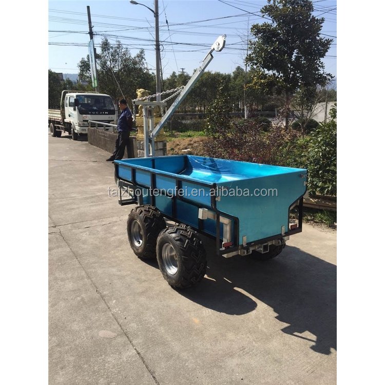 New style quad small used box garden trailer atv