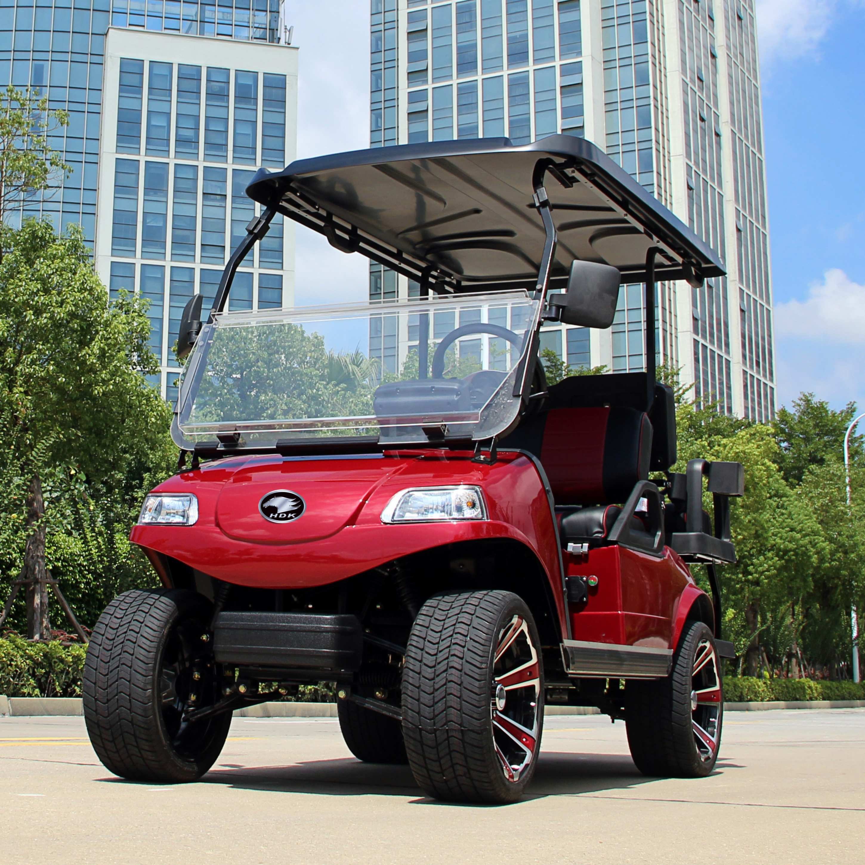 HDK Luxury 4 seats New Electric 48V EEC Off-road Cheap 4 Seater CE Electric Golf Cart Car Price
