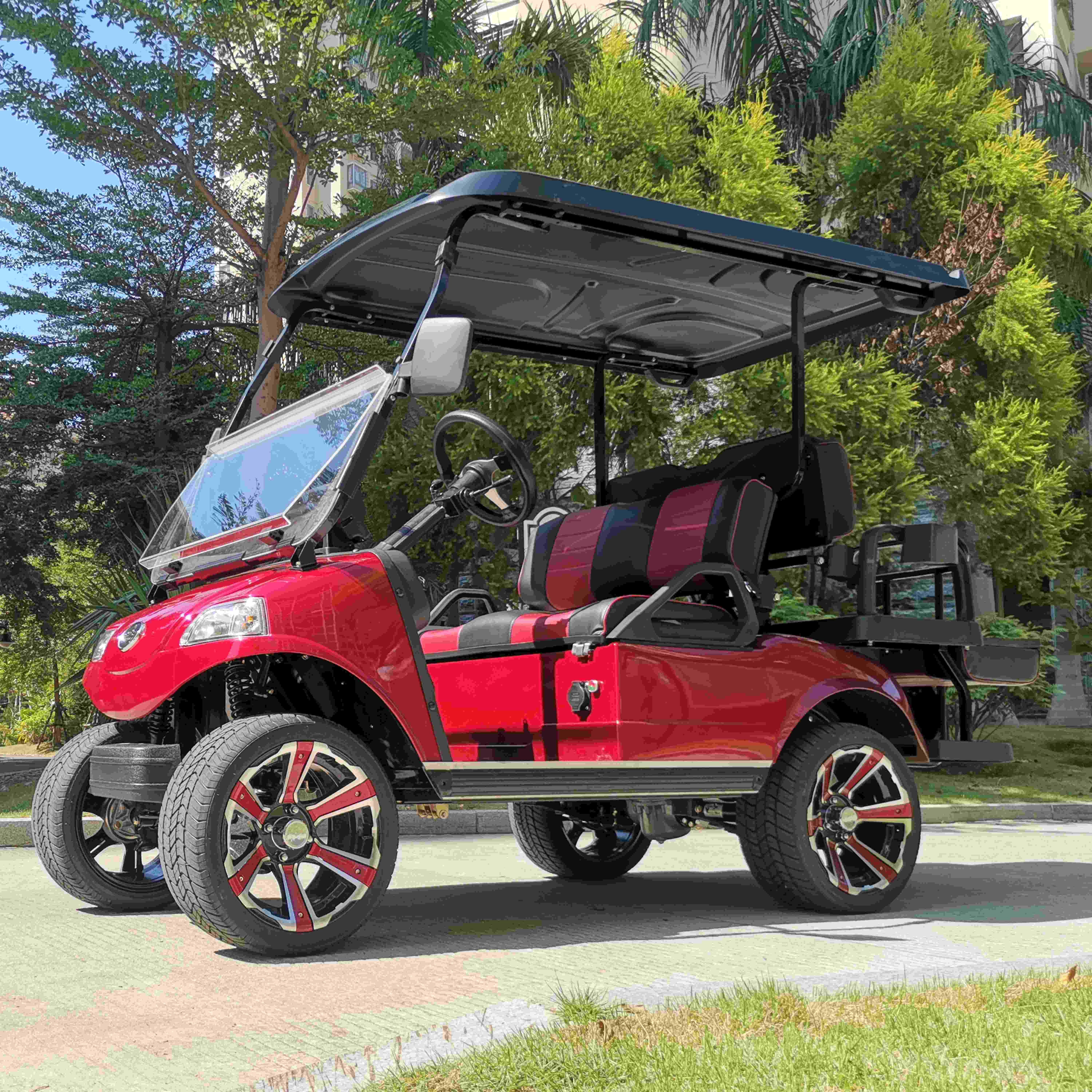 HDK Luxury 4 seats New Electric 48V EEC Off-road Cheap 4 Seater CE Electric Golf Cart Car Price