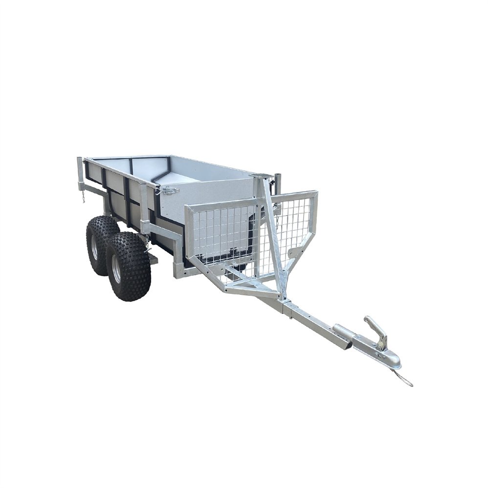 High-Capacity Forestry Machinery Trailer Atv Tub Trailer Farm Trailer For Quad