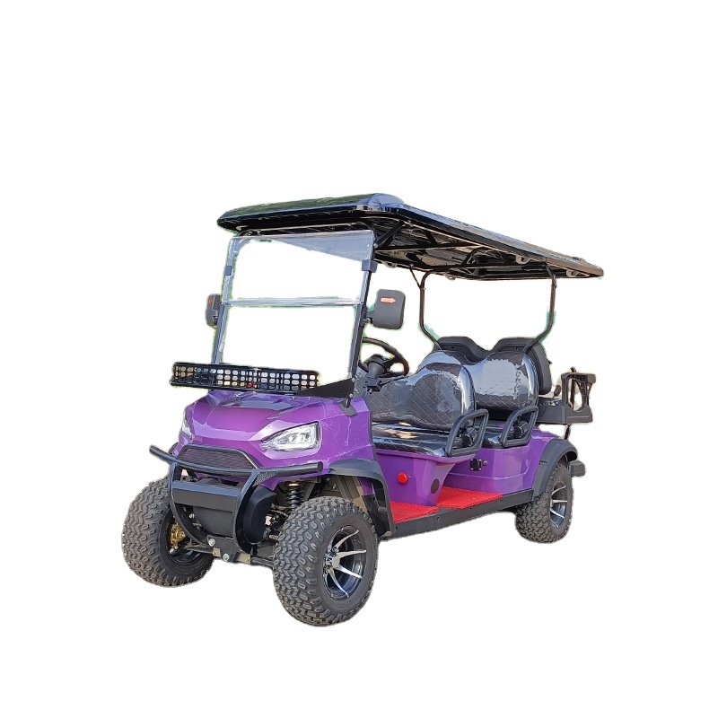 Canton Fair Exhibitors 6 Seater 48V115AH Lithium Battery Electric Golf Cart Street Legal Buggy with CE DOT Certification