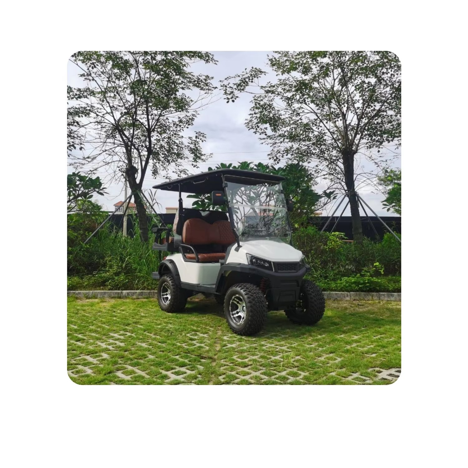 2024 Electric Utility Vehicle Electric Golf Cart Lifted Golf Cart