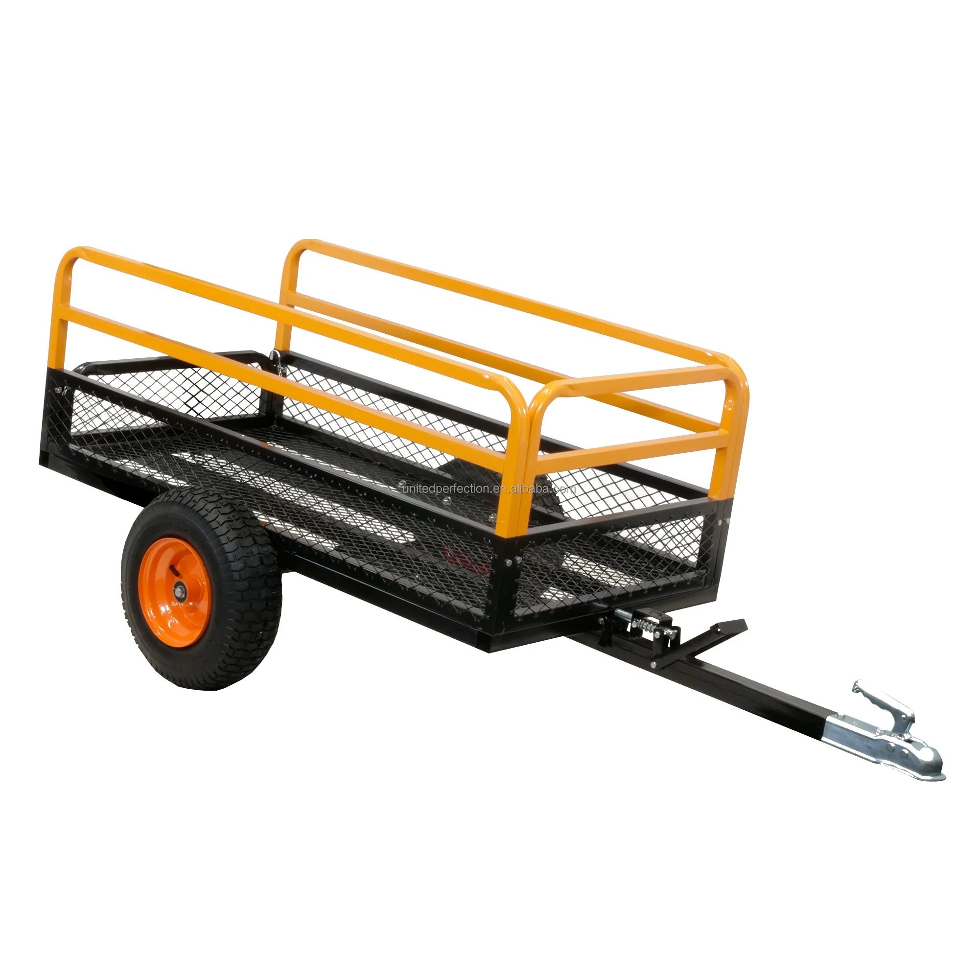 Best Price Multi-Purpose Small ATV Trailer Pull behind Metal Dump with Low MOQ for Small Tractor or Lawn Mower