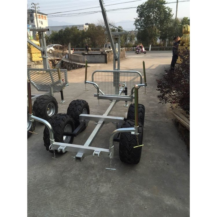 Best selling tipping atv wood trailer farm utility trailer atv forest trailer