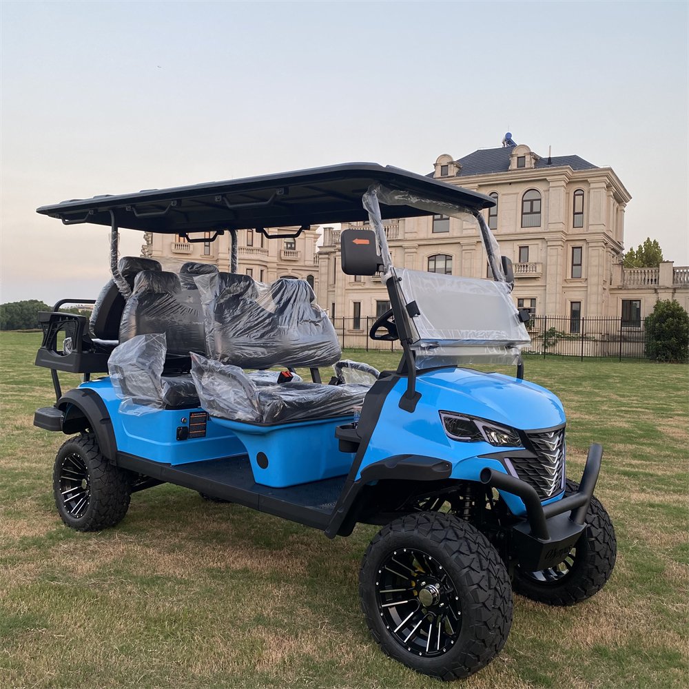 lifted golf cart 6 seat electric golf cart electric motor golf cart