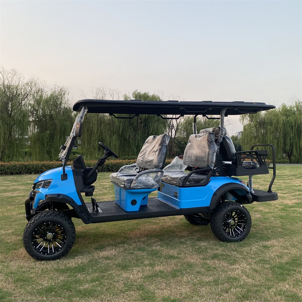 lifted golf cart 6 seat electric golf cart electric motor golf cart