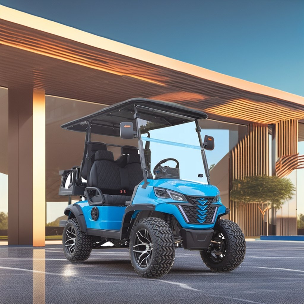 CE Certified Electric powered 4 passenger golf cart with petrol engine for r club car golf cart with Electric power
