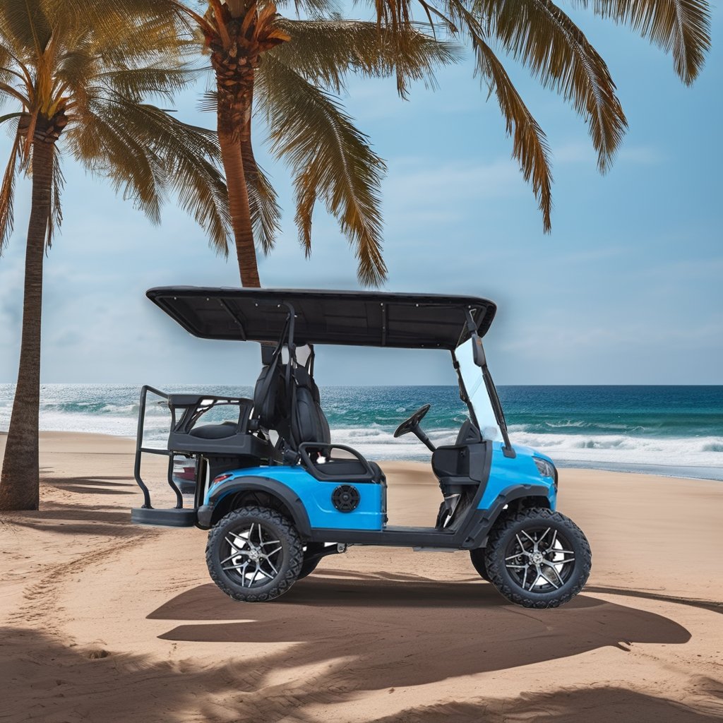 CE Certified Electric powered 4 passenger golf cart with petrol engine for r club car golf cart with Electric power