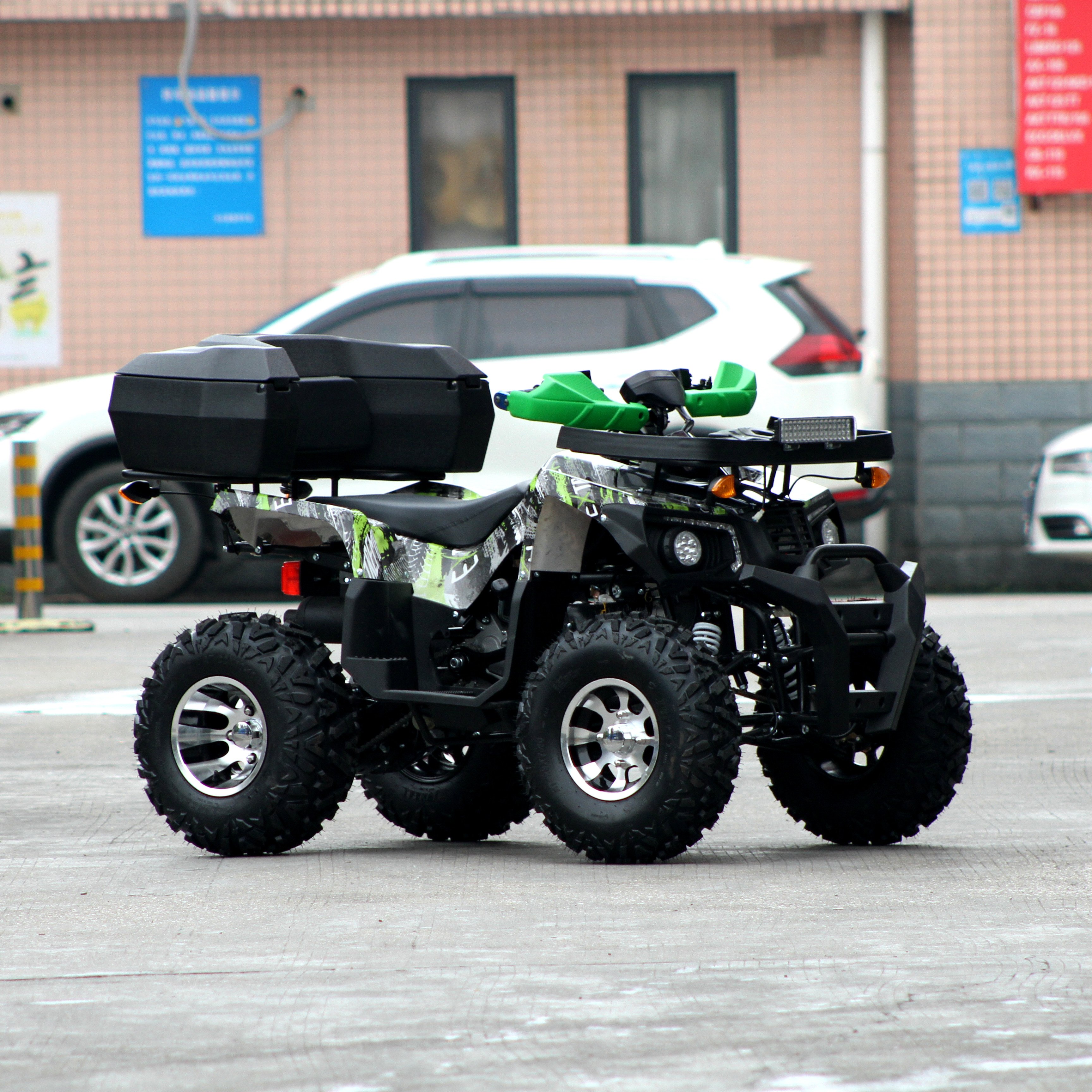 Wholesale price adult 200cc four-stroke chain drive ATV 2WD farm Mountain ATV bike can take the tail box