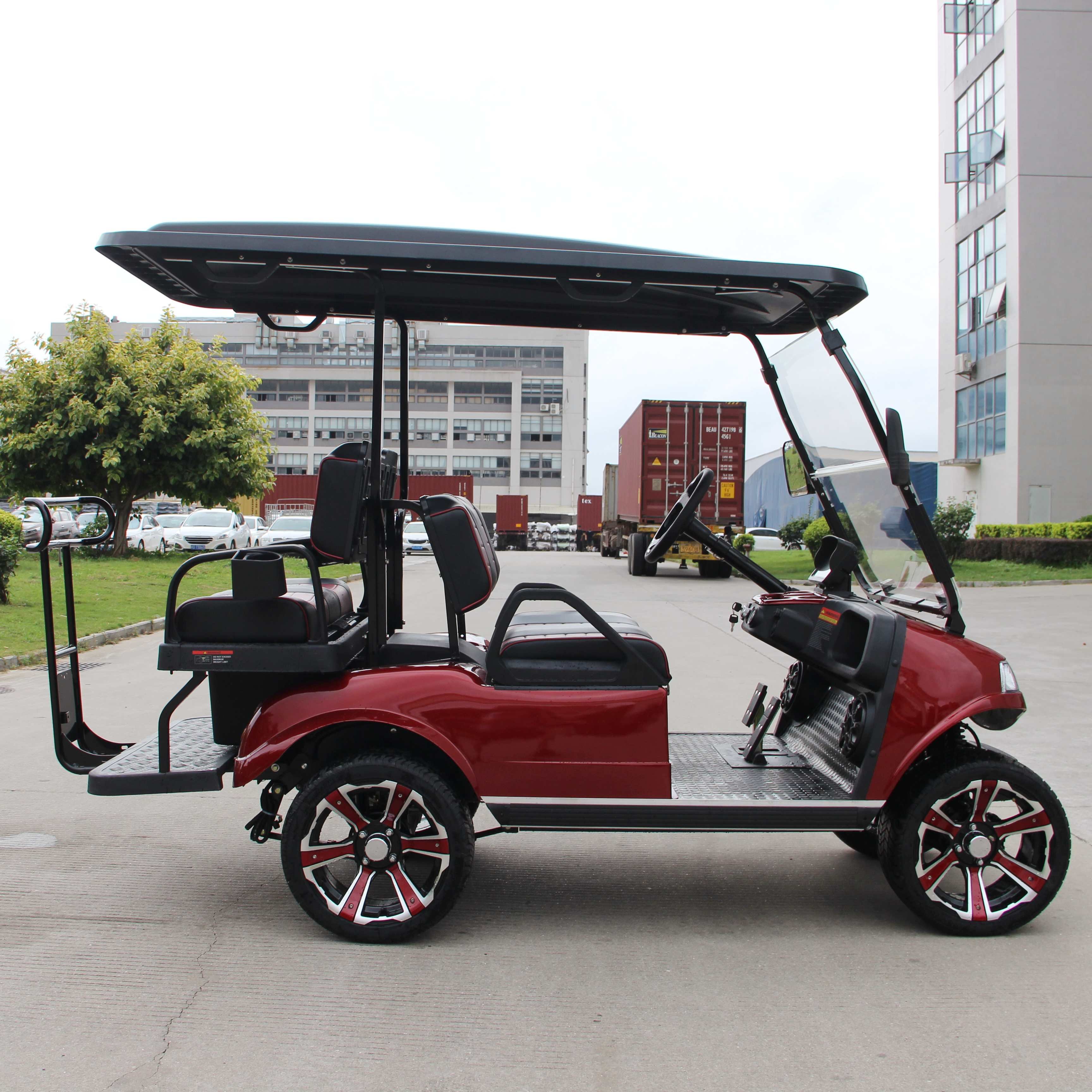 HDK Luxury 4 seats New Electric 48V EEC Manufacturer Factory Off-road Cheap 4 Seater CE Electric Golf Cart Car Price