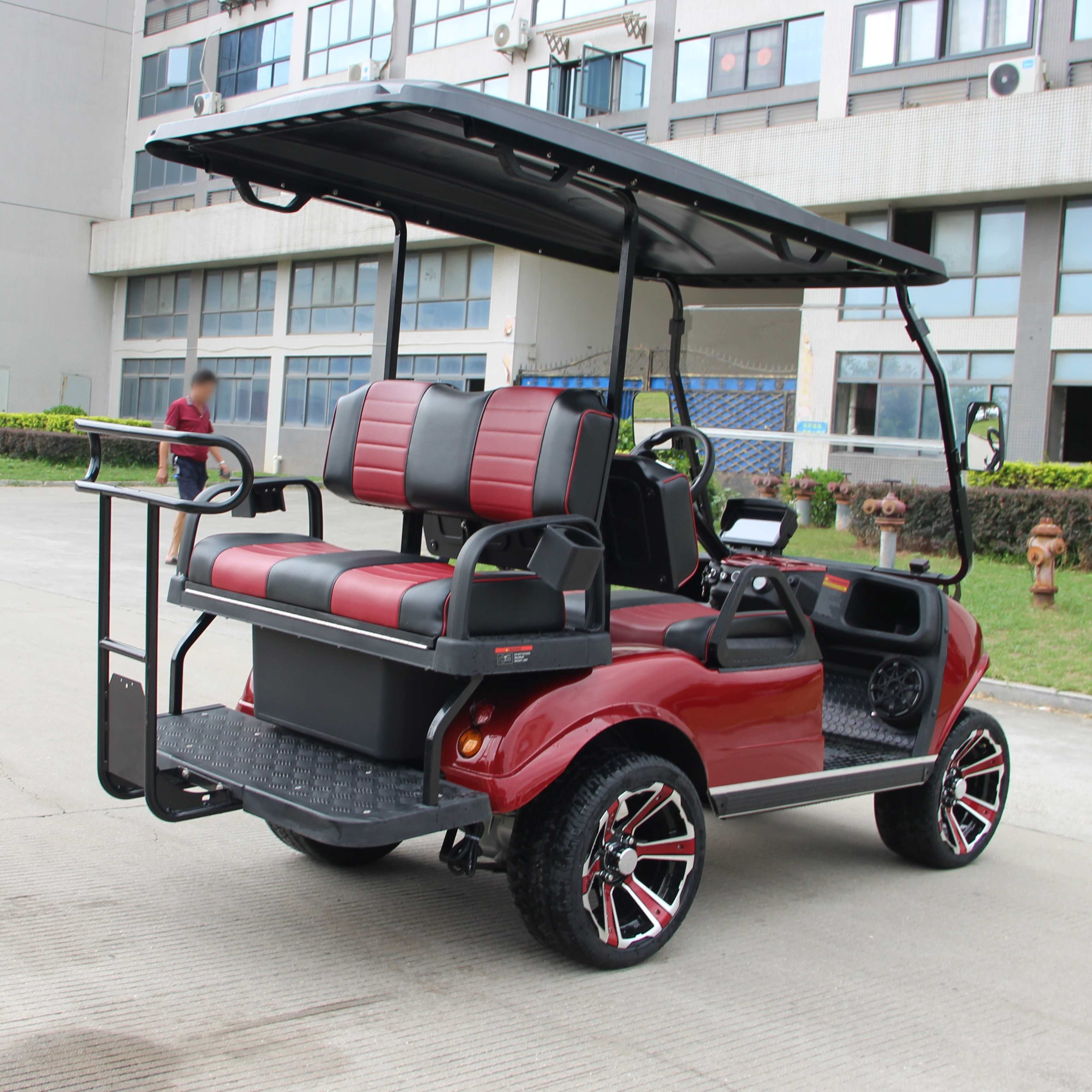 HDK Luxury 4 seats New Electric 48V EEC Manufacturer Factory Off-road Cheap 4 Seater CE Electric Golf Cart Car Price
