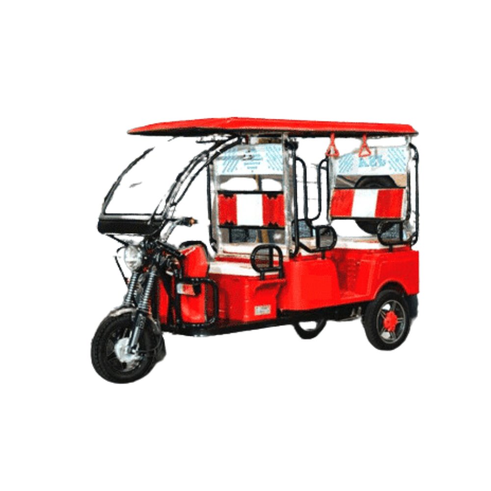 Top selling Indian Passenger E Rickshaw Star from India DC Brush Motor Type and Drum brake type metal roof type and 4+D Seating
