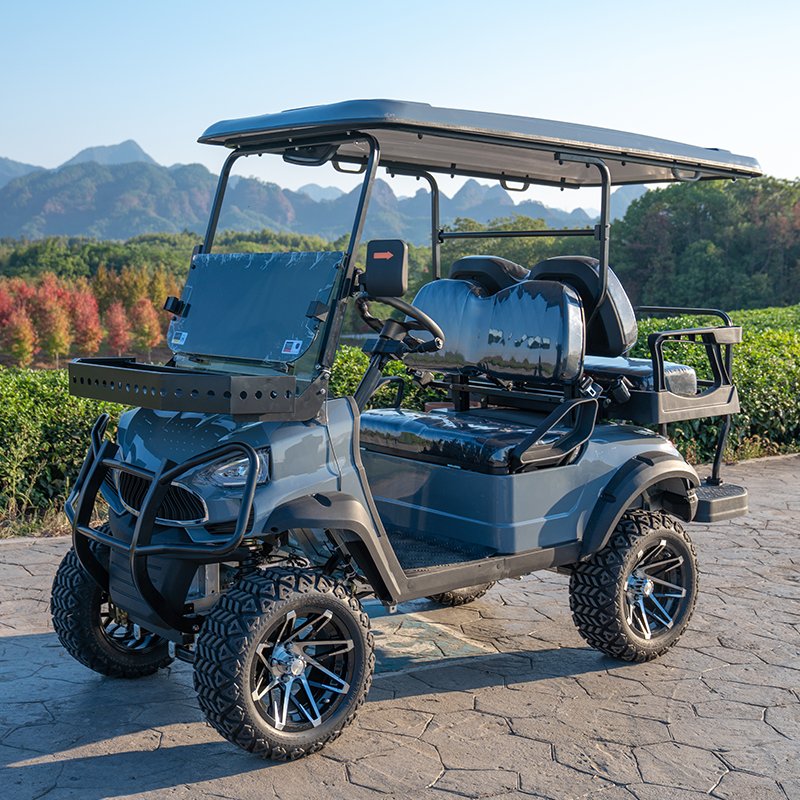 Wholesale 2+2 Road Off Wheels New Off Road Electric 4x4 4 Seater Electric Golf Cart