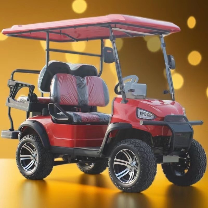 Factory Direct Smooth Ride 4 Seat 48V115AH Lithium Battery Golf Carts for Off Road without Battery