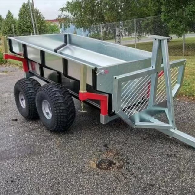 Tow-Behind Tractor Transportation ATV Trailer Cart Garden Bike Trailer Motorcycle & ATV Trailers