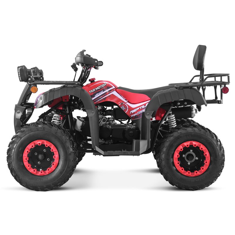Tao Motor 2025 New 4x4 Farm Use Quad Bike Quadricycle Side by Side Chain Drive Automatic with Reverse Cuatrimoto 150cc ATV