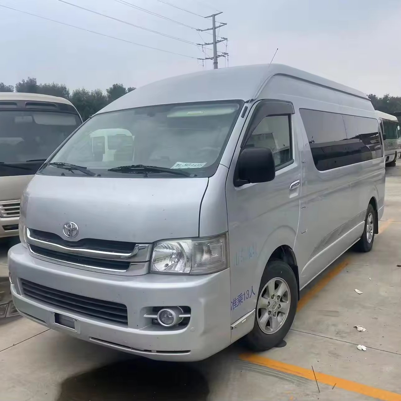 Hot Sale Upgrade Your Fleet with a Spacious TOYOTA HIACE 18Seats Van Manual Transmission and Customizable Color Options