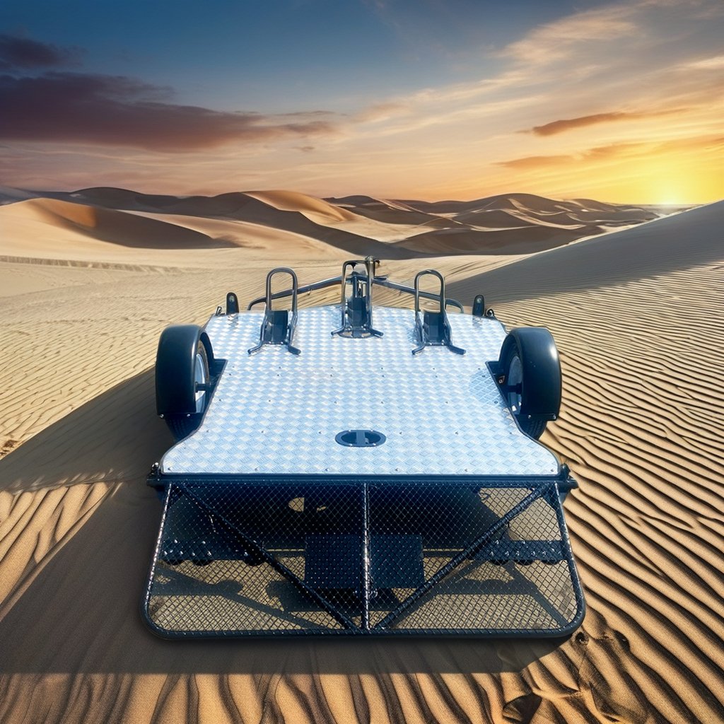 Motorcycle Camper Trailer ATV Trailers with Tilting Feature for Motorcycles
