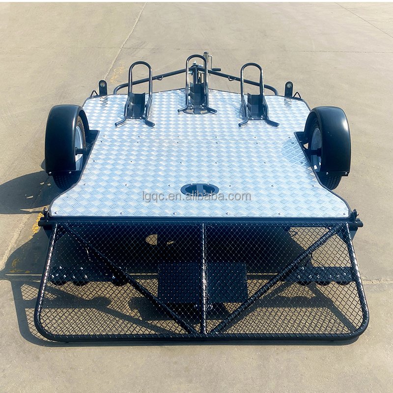 Motorcycle Camper Trailer ATV Trailers with Tilting Feature for Motorcycles