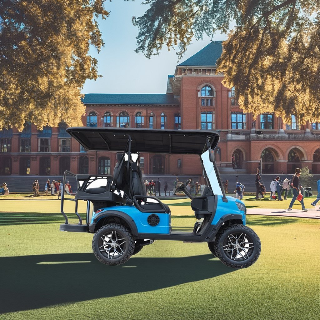 Lithium battery 4 Seats 1-3 years Warranty New Energy Vehicles Golf Club 72V 5Kw Electric Golf Carts For Adult Pick