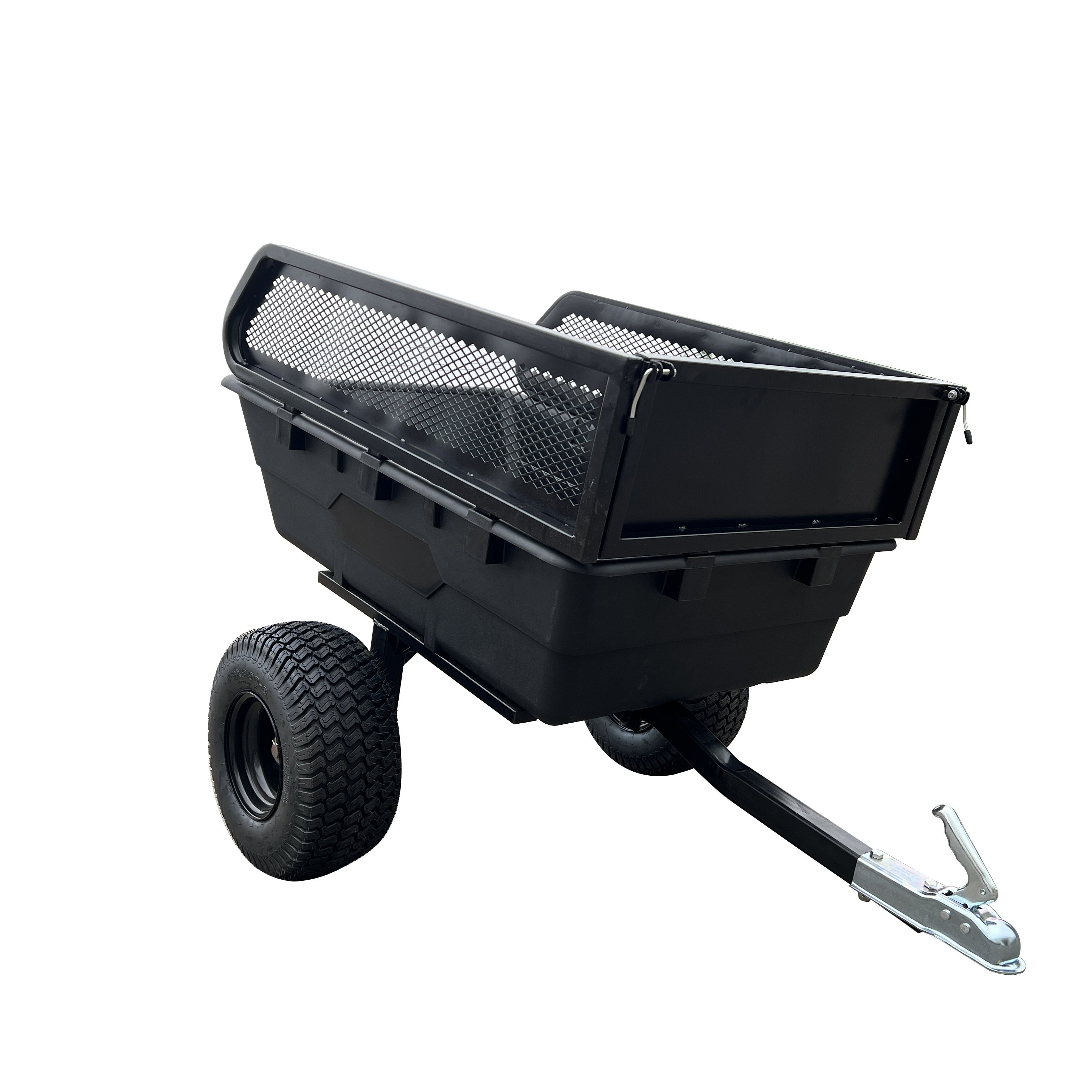 2 Wheels Farm Transport Truck Tow-Behind Atv Wagon Outdoor Garden Trailer Motorcycle Atv Dump Trailers