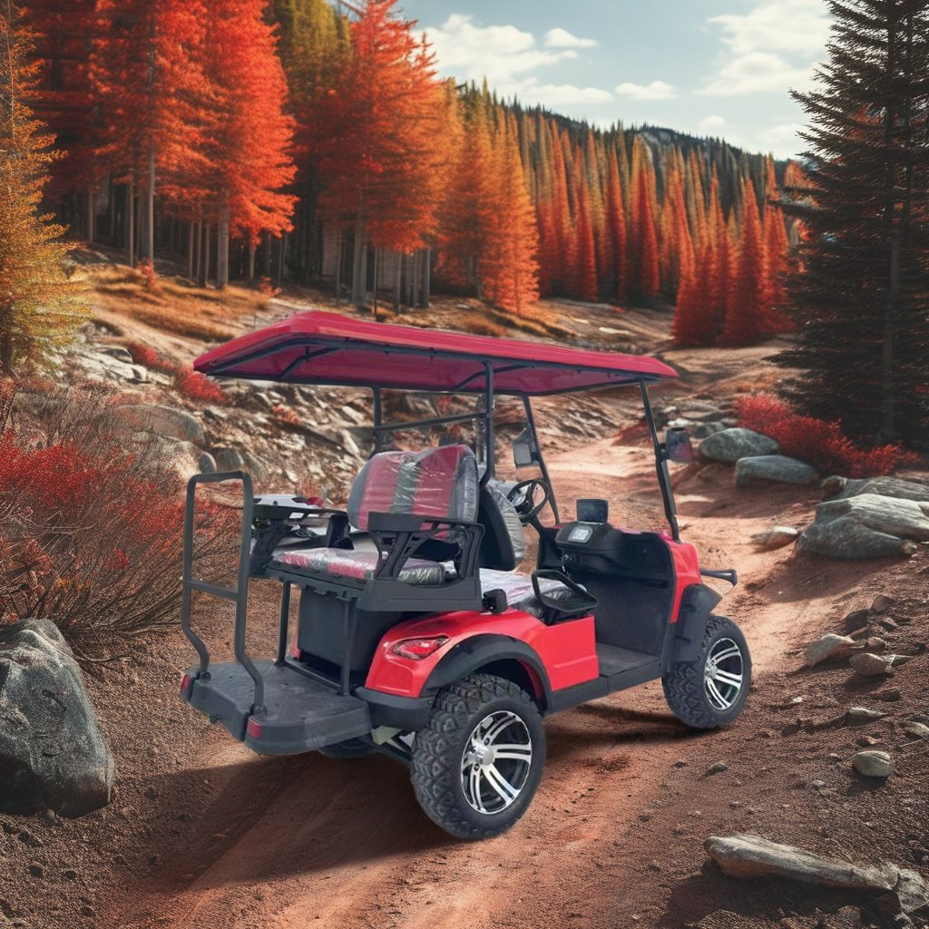 Wholesale Hot Sale Lithium Powered Golf Cart Golf Carts Electric 4 Seater With Trailer