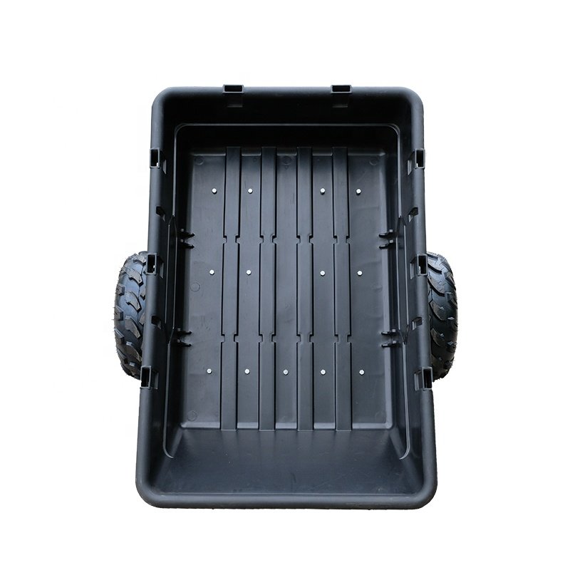 Outdoor Utility Lawn Farm All-Terrain Dump Transpotaion ATV Wood Trailer Heavy Duty Motorcycle Tow-Behind ATV Wagon