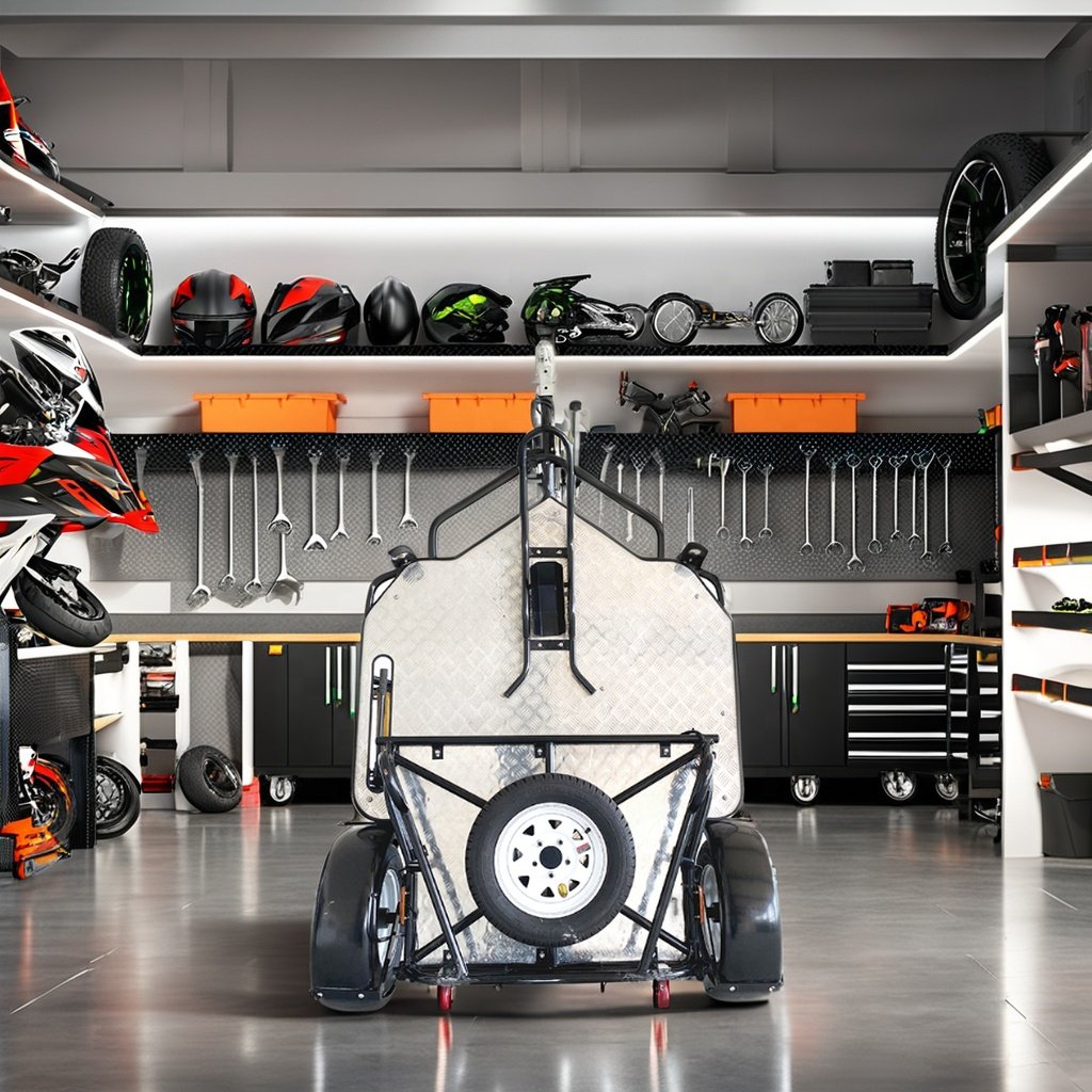 Motorcycle and ATV Trailers with Tent for Motorbike Accessories