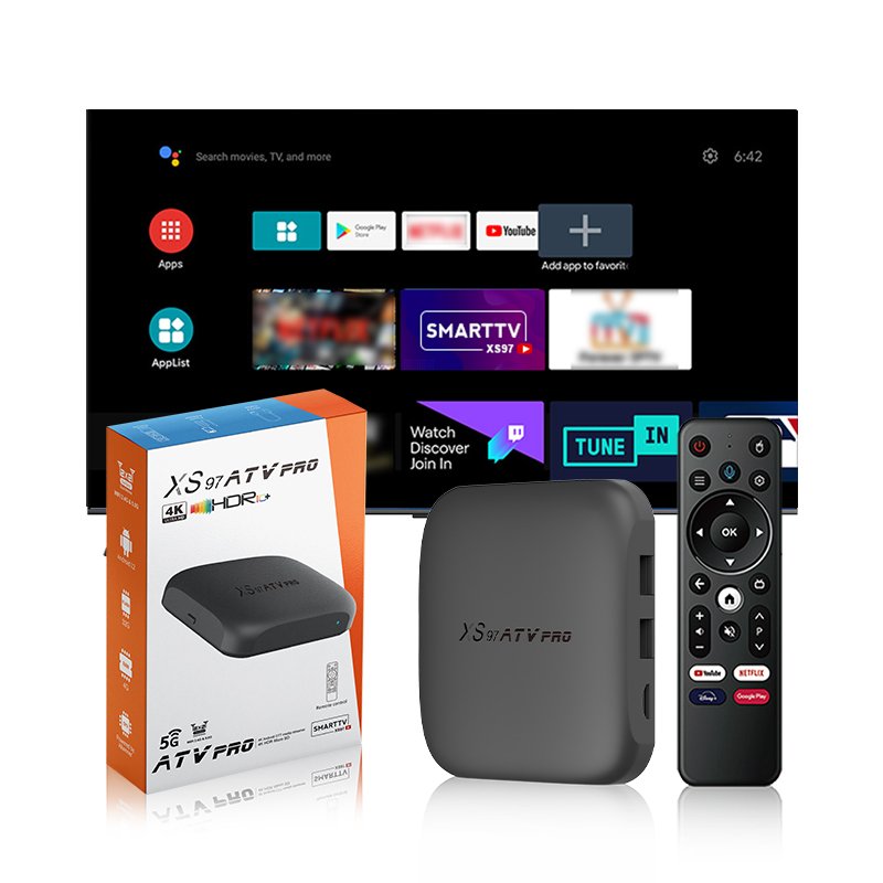 Most Popular In 2024 XS97 ATV PRO Remote Control 1080p Full HD Smart Streaming Media Player Compatible Netflx With Best Brand