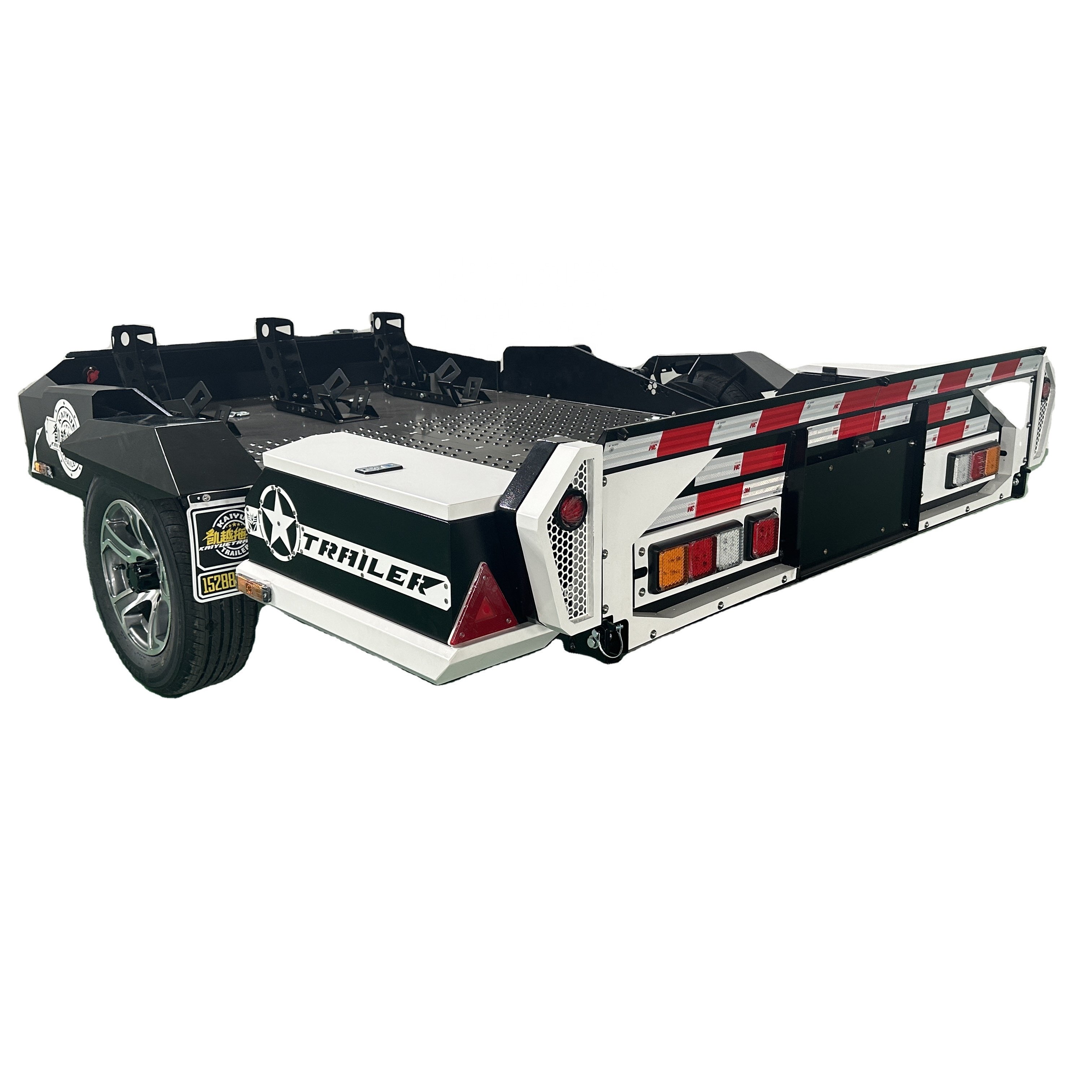 Motorcycle & ATV Carrier with Trailer Hitch
