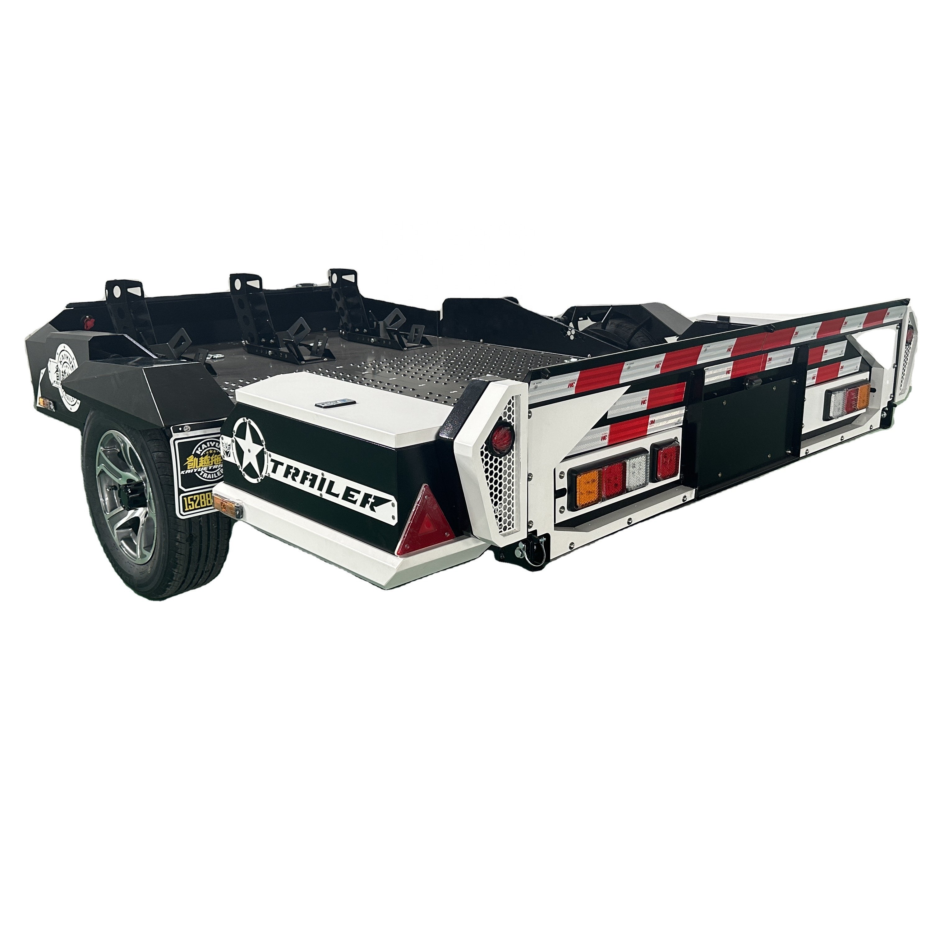 Motorcycle & ATV Carrier with Trailer Hitch