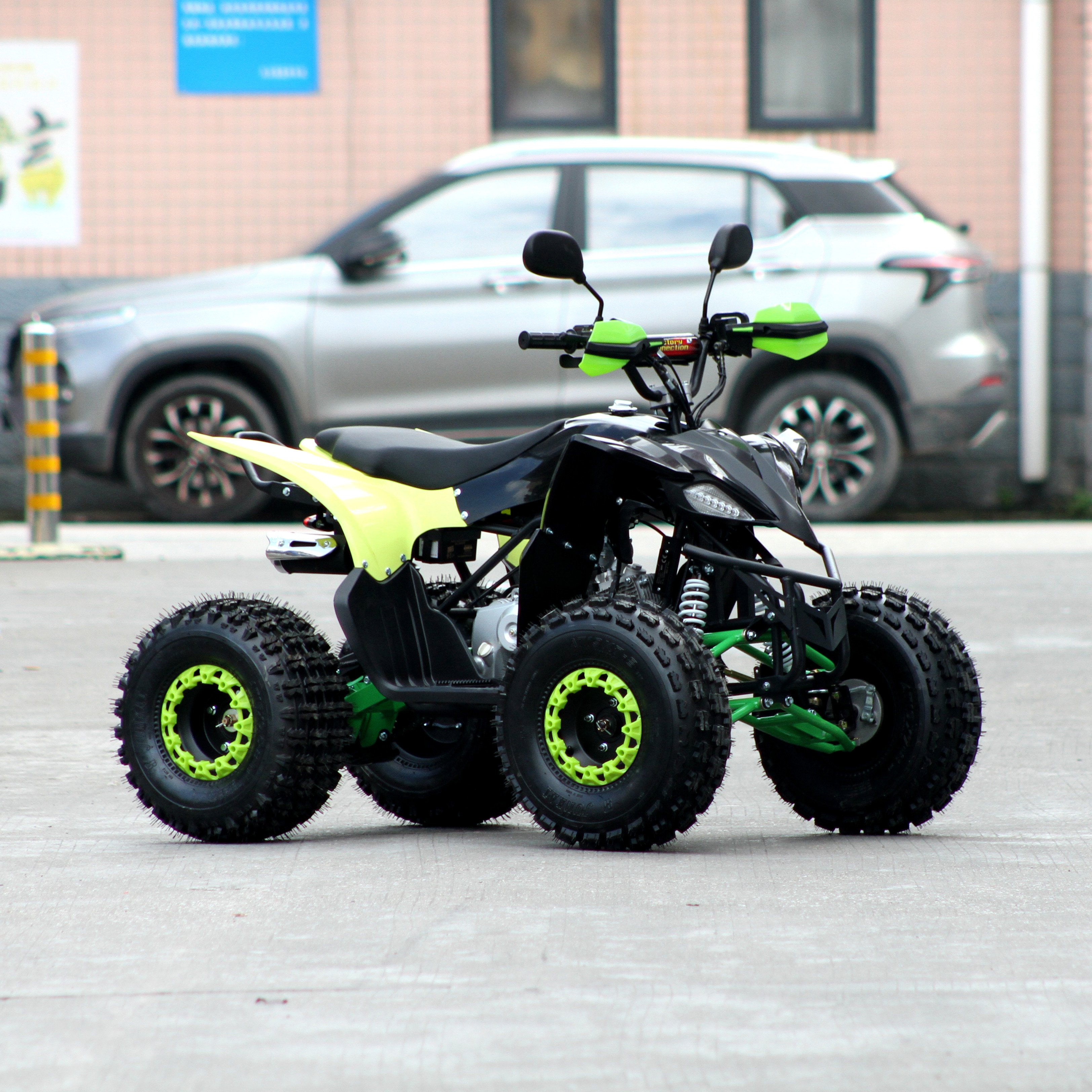 110CC 125cc 4 wheeler ATV 3+1 semi-automatic clutch 4-stroke electrical start chain drive beach ATV can be customized