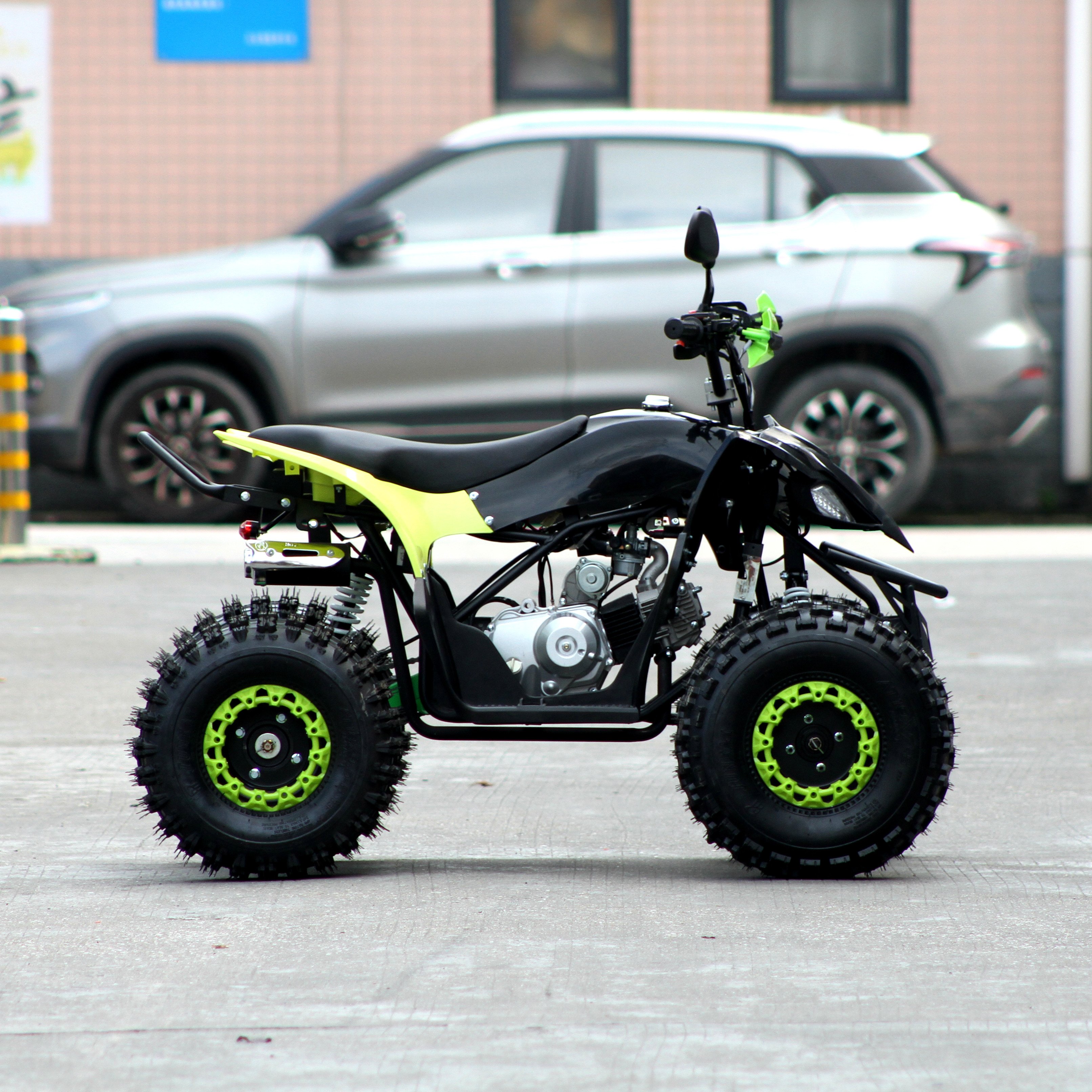 110CC 125cc 4 wheeler ATV 3+1 semi-automatic clutch 4-stroke electrical start chain drive beach ATV can be customized