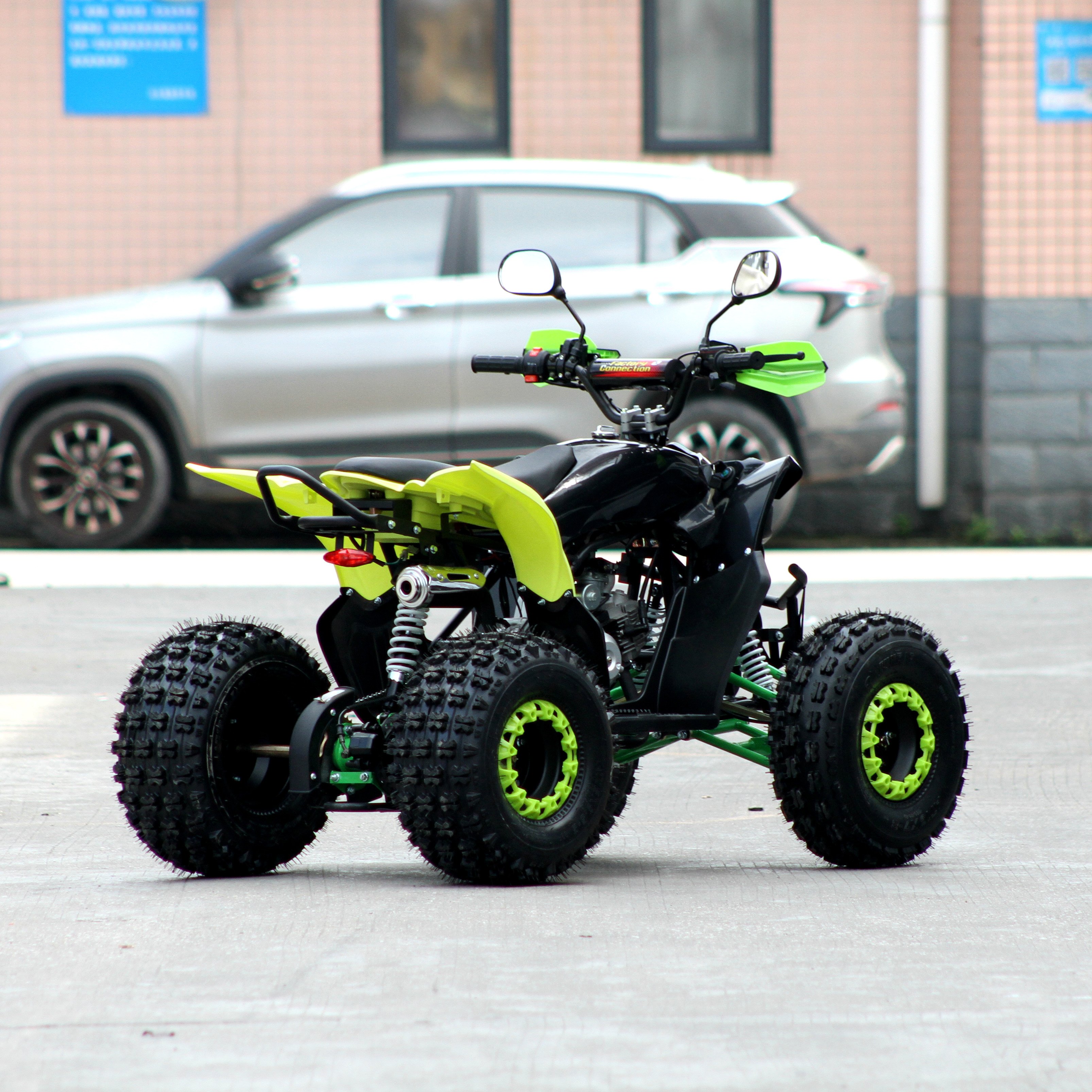 110CC 125cc 4 wheeler ATV 3+1 semi-automatic clutch 4-stroke electrical start chain drive beach ATV can be customized