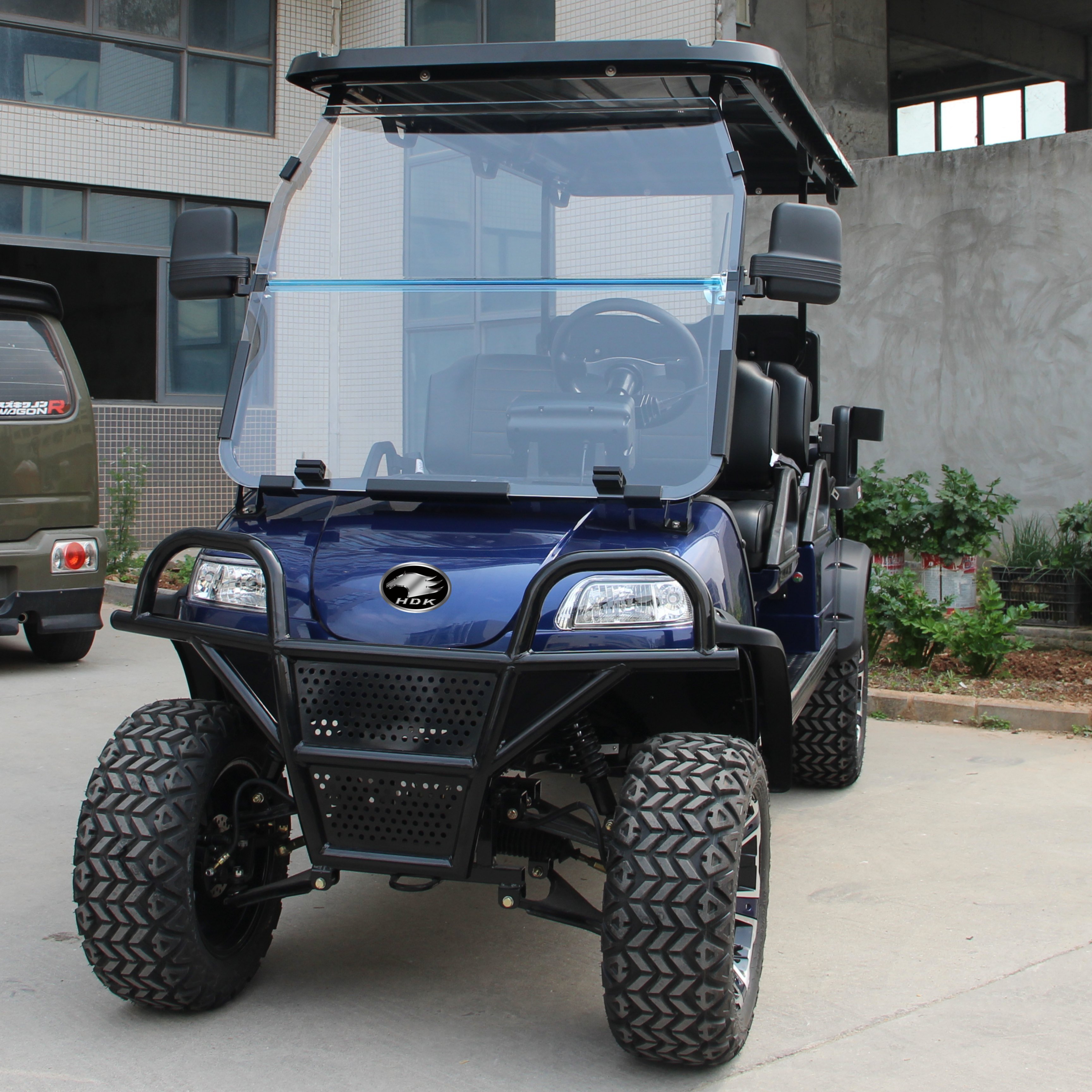 New Design Sightseeing Car 48V Battery Vehicle Scooter Foldable Tourist Bus Fast Speed HDK EVOLUTION Electric Golf Cart