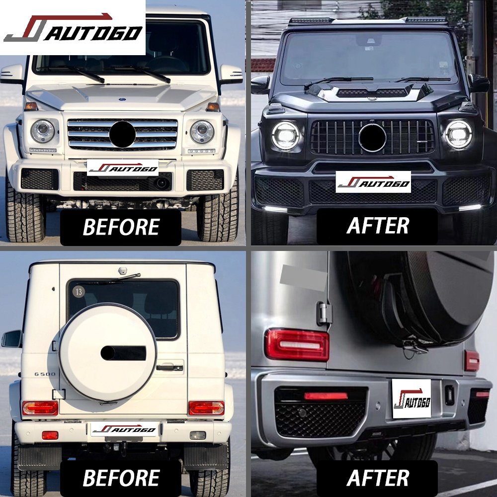 2022 New Design Body Kit for Benz G-Class G500 G550 W463 00-18 Update to W464 2019+ Barbus Style PP+ABS Material Bumper Assy