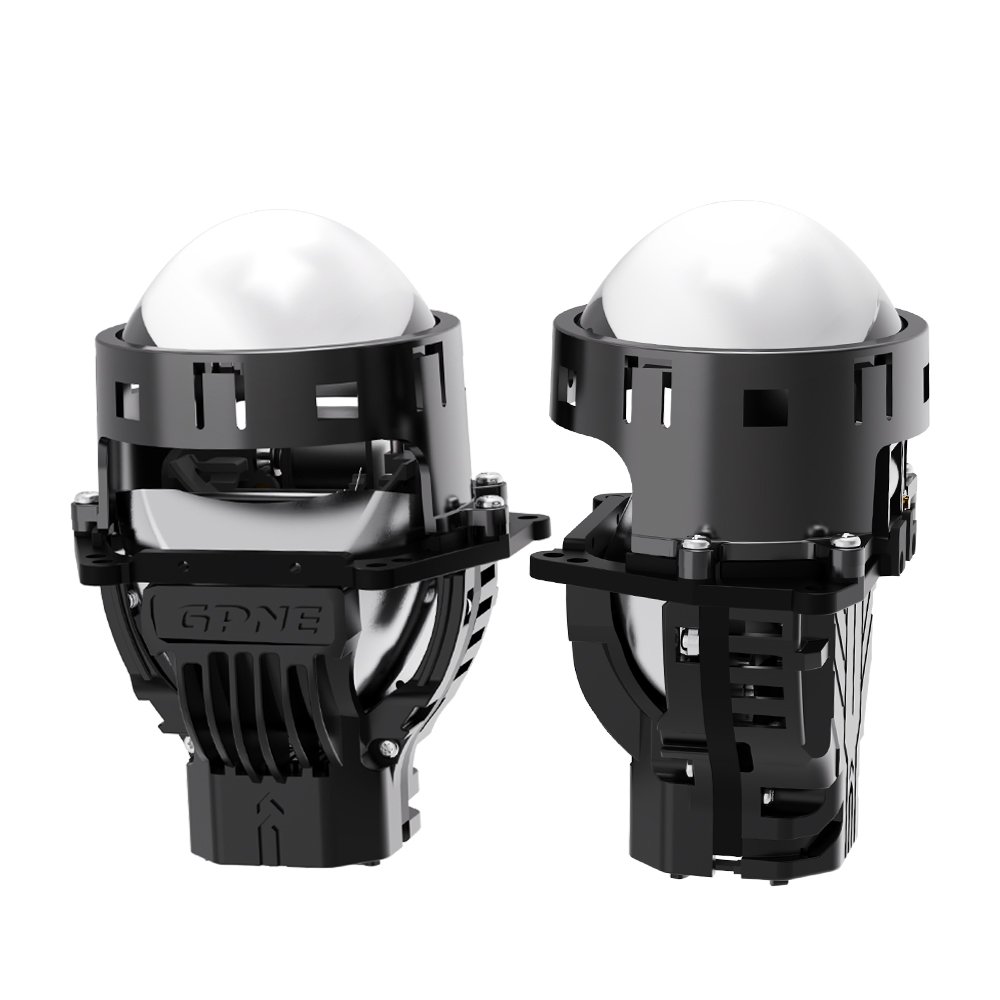 GPNE GP70 80W LED Laser Effect Car Headlight Waterproof 3.0Inch Lens Universal Bi Led Projector