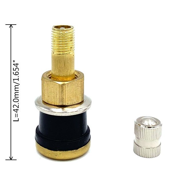 TR501 Heavy Truck Tubeless Metal Clamp in Brass Tyre Valves Tire Valve Tr575