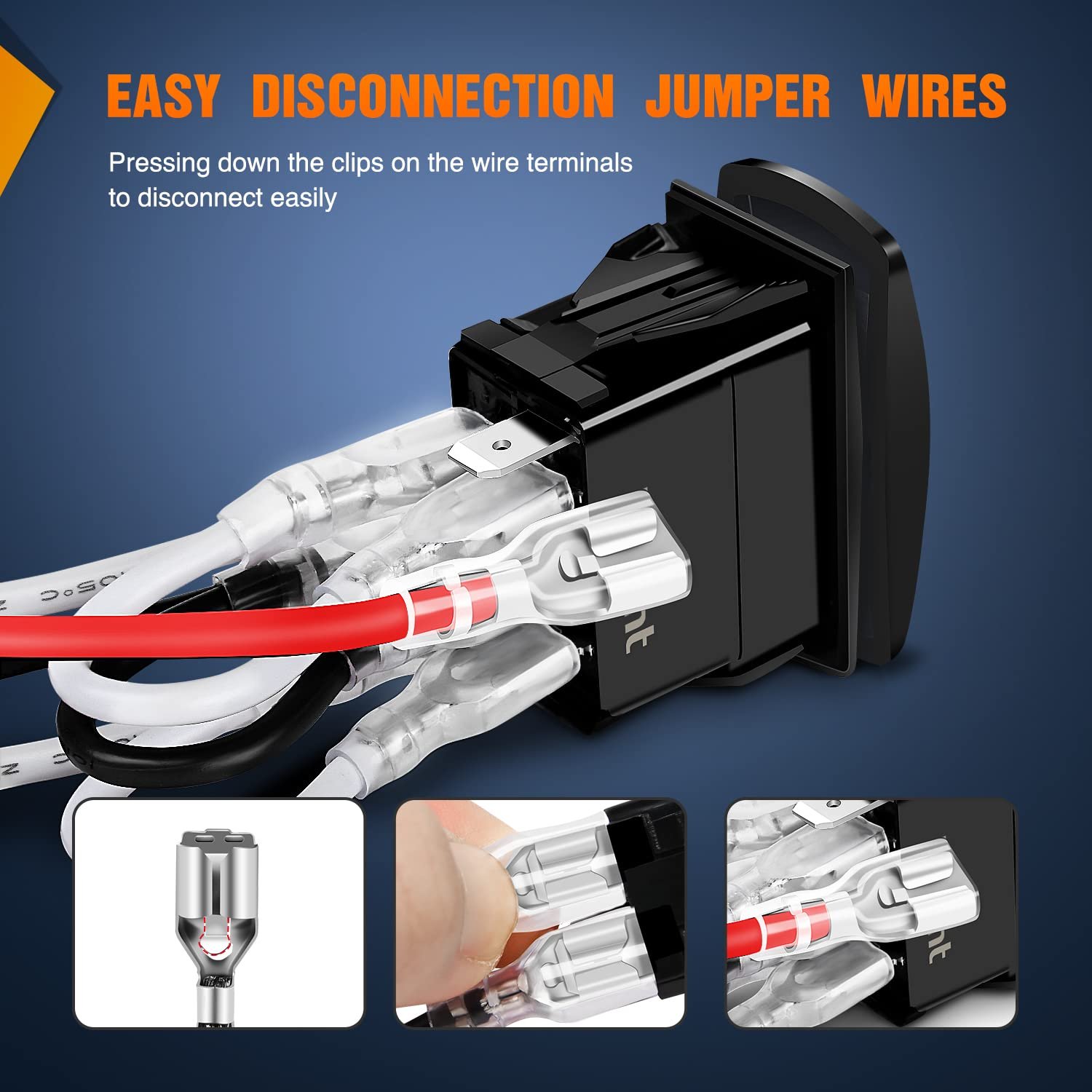 Car Reverse Rocker Switch up and Down Switch DPDT 20A 7 PIN on Off on 12V Momentary Reset Toggle Switch for Winch Hoist Crane