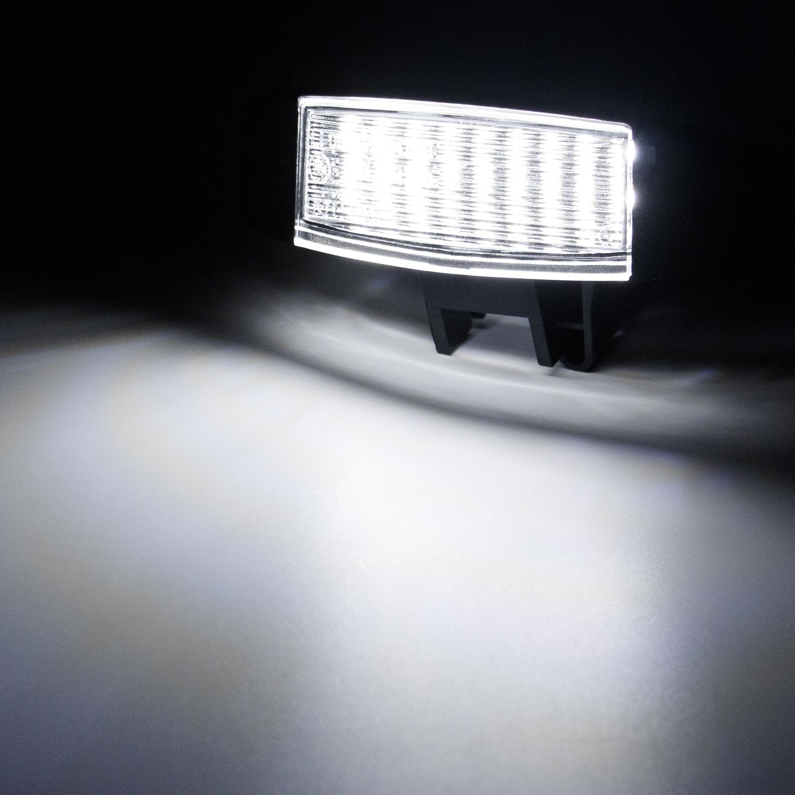Ailead 12V E-Mark SAE/DOT Approval Van LED License Plate Light Number Plate Lamp for Fiat Ducato for Citroen Jumpy for Peugeot