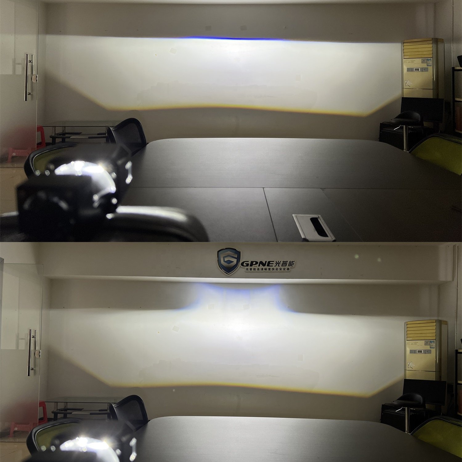 Hot Sale Lossless Blue Film Led Projector Headlights M2 1.5inch 45w Waterproof Ip68 Bi Led Projector Bulb for Cars