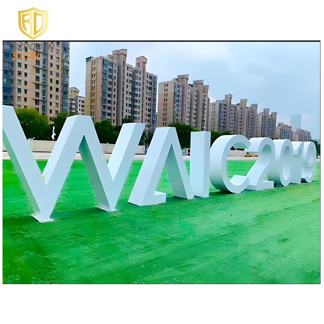 Custom Light Sign Led Letters Alphabet City Park Landscape Large Decorative Letters RGB Giant Light up Letter