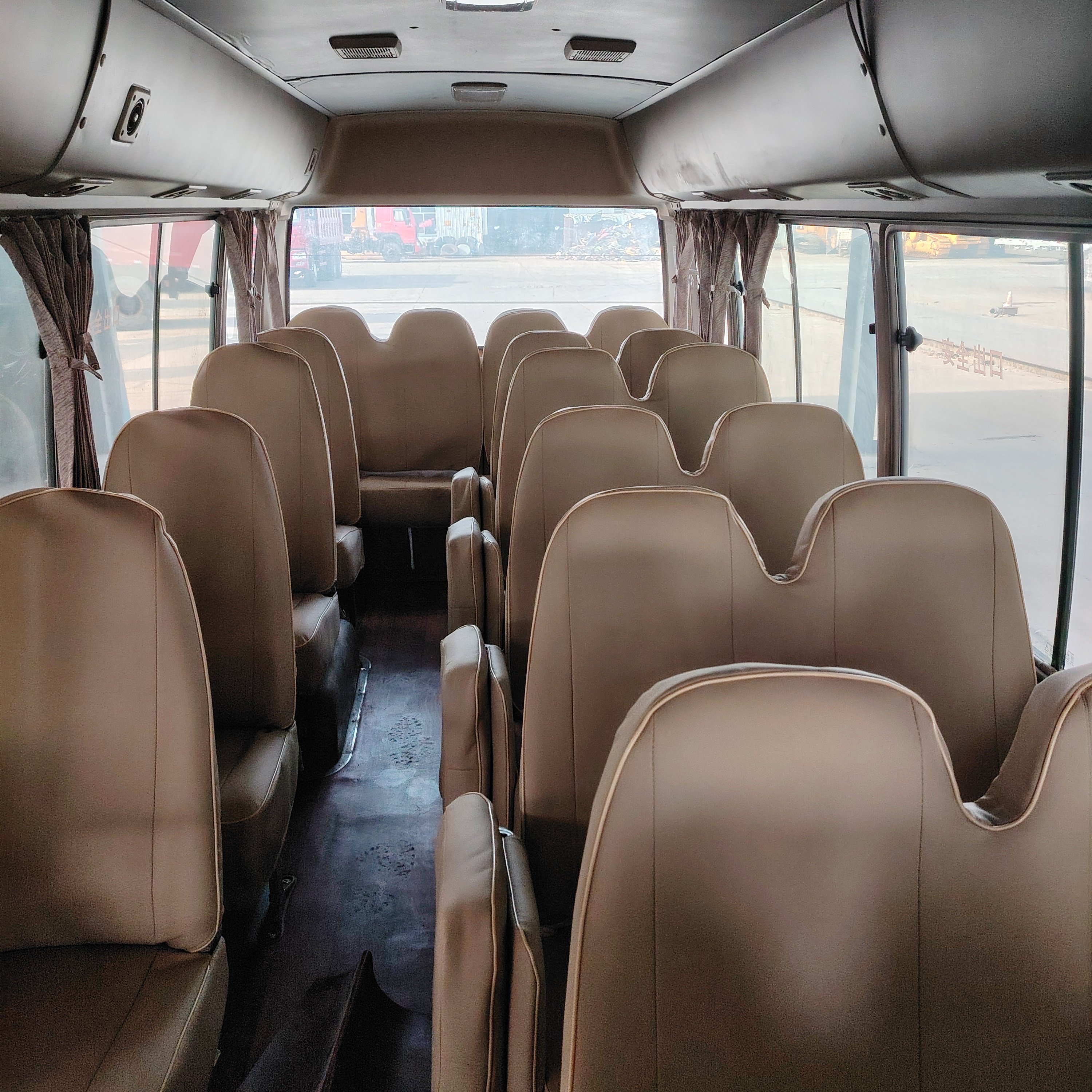 Cheap Price 21 Seats Gasoline Engine coaster Buses Used Bus