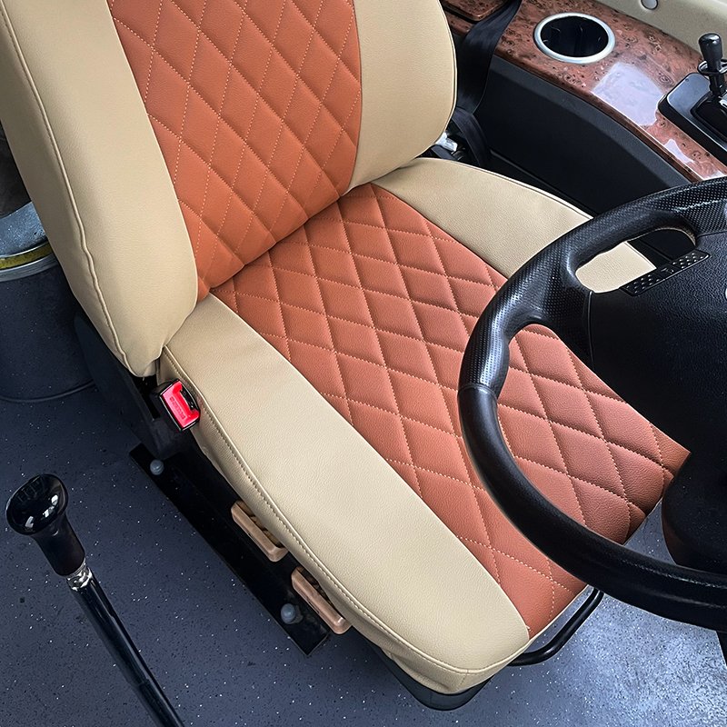 Wholesale High-quality Wear-resistant Leather Passenger Car and Bus Seat Covers Suitable for Customized Multi Seat Models
