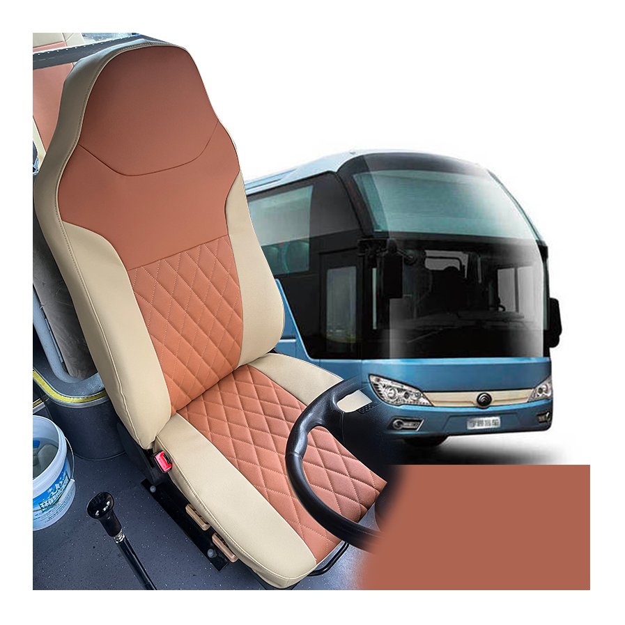Wholesale High-quality Wear-resistant Leather Passenger Car and Bus Seat Covers Suitable for Customized Multi Seat Models