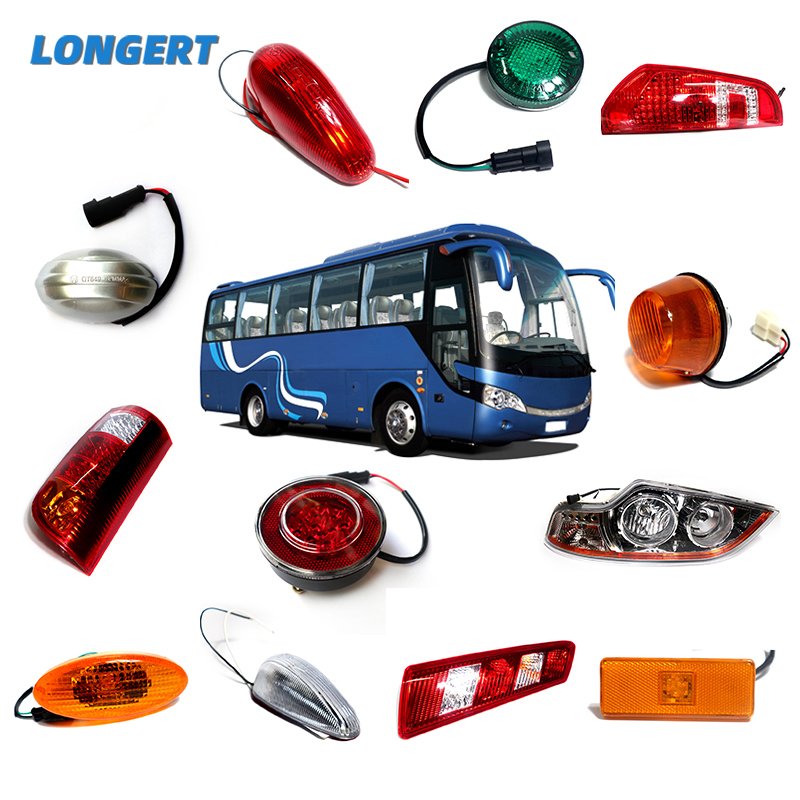 Wholesale Bus Headlights Front Lights 24v Lamp Accessories for King Long Higer Zhongtong Bus Spare Parts