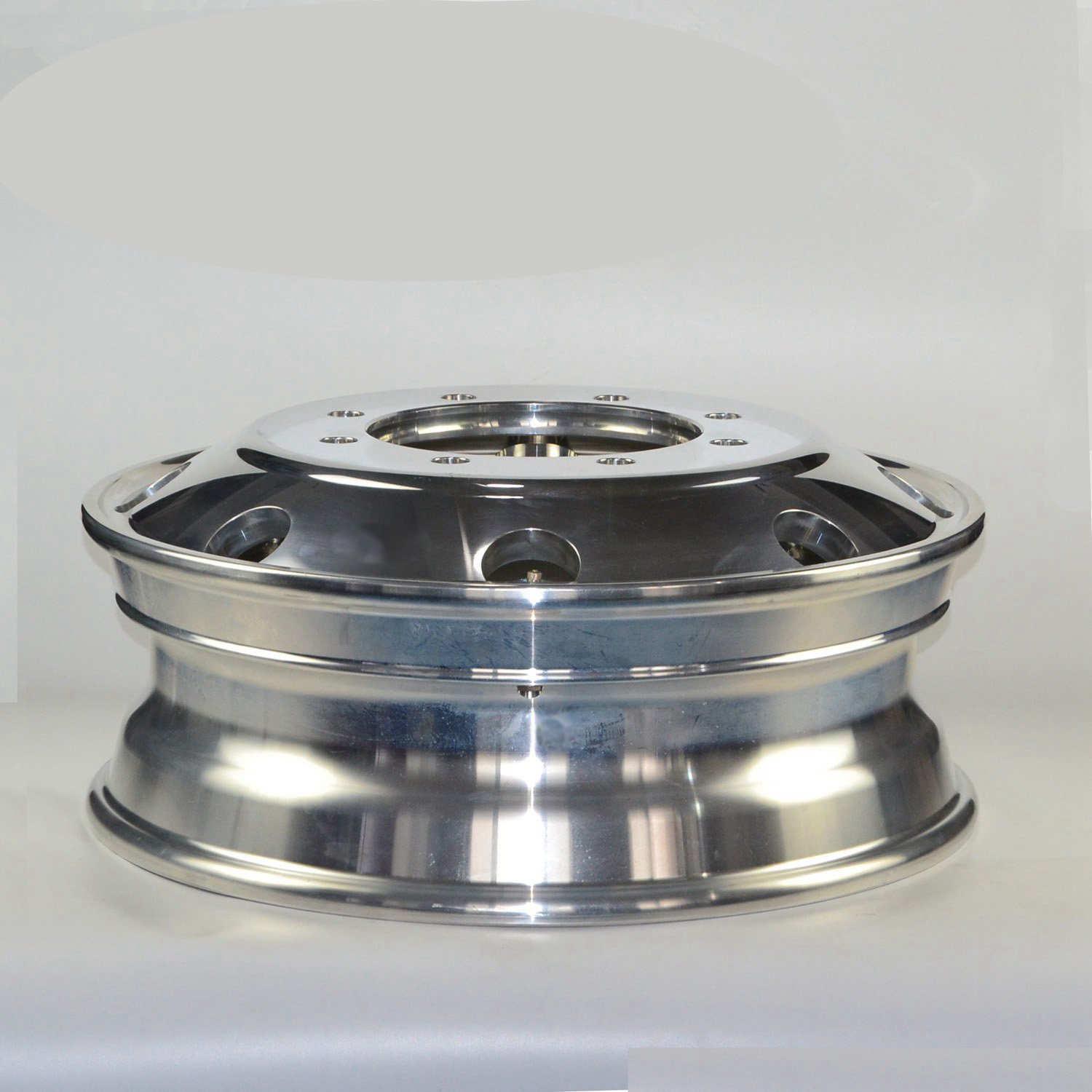 19.5x6.75 Dual Wheels for Trucks Hub Pilot Machined & Polished Forging Wheel PCD275 CB221 E550 8 Lugs OEM