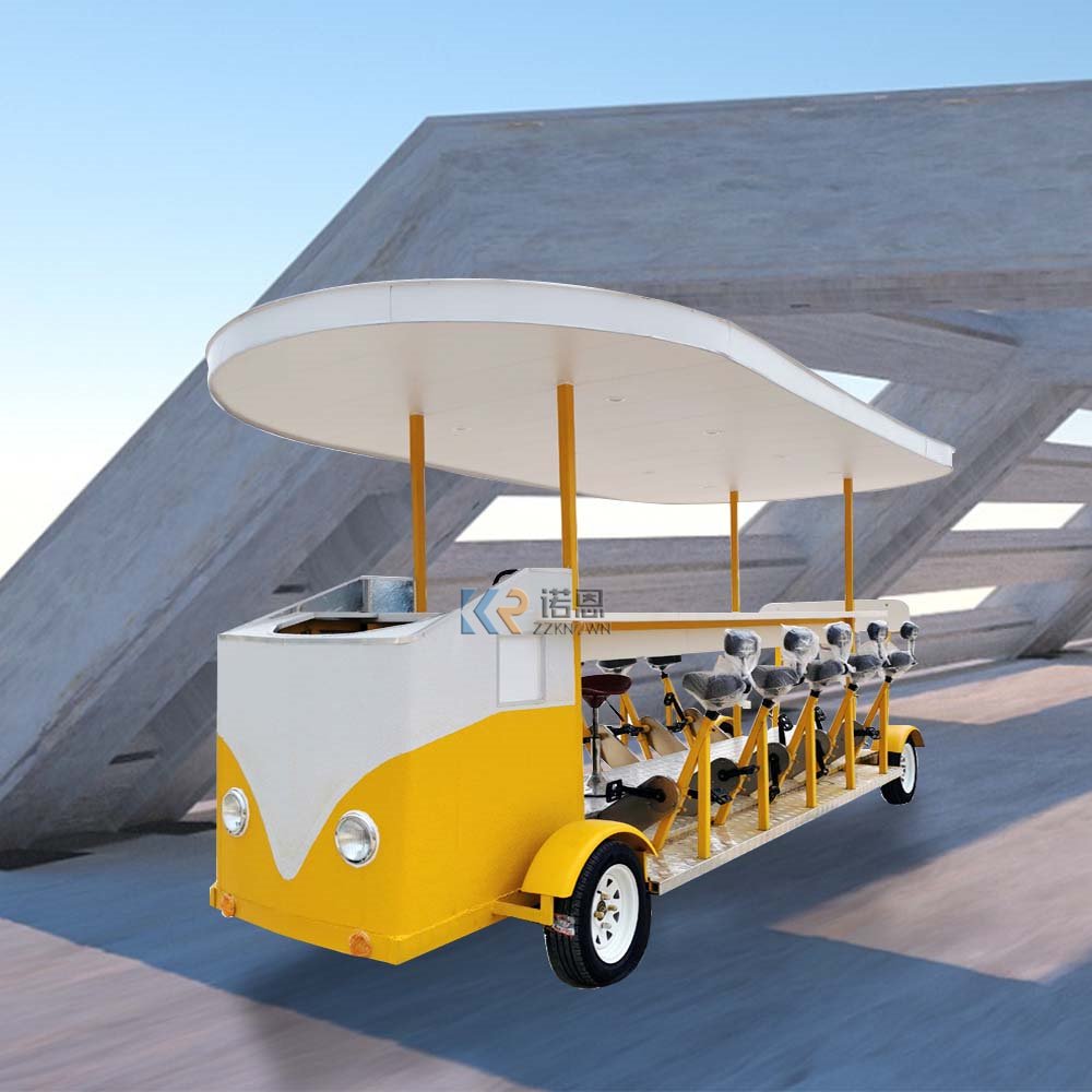 Leisure Sightseeing Special City Bus 15 Passenger Electric Party Beer Bike for Passengers
